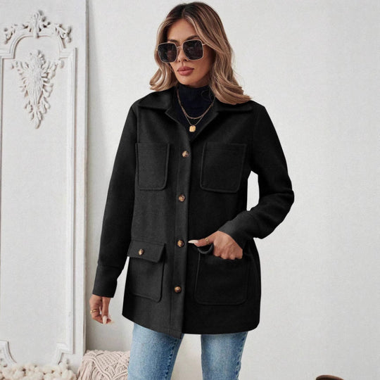 Damen Modische Utility-Jacke