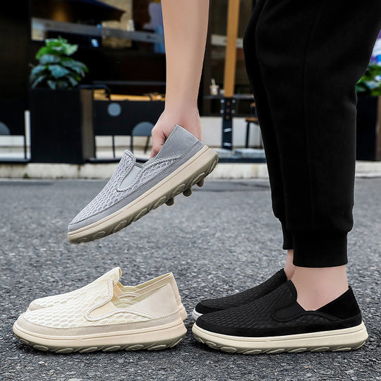 Herren nan atmungsaktiver Mesh-Slip-On Loafer mit elastischen Einsätzen und stoßdämpfender EVA-Sohle Shop Nory