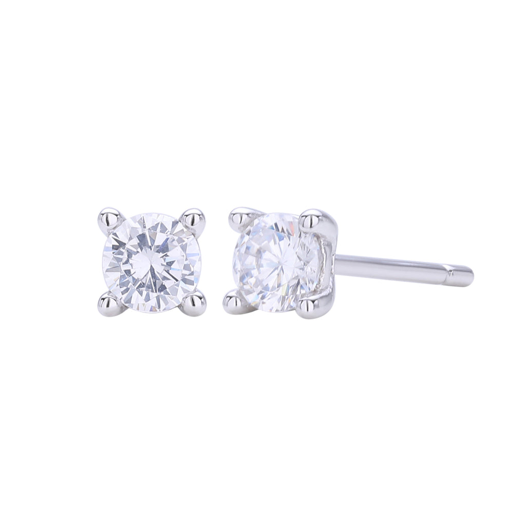 Damen Ohrstecker mit funkelndem Zirkon und hochwertiger 925er Sterlingsilberfassung Shop Nory