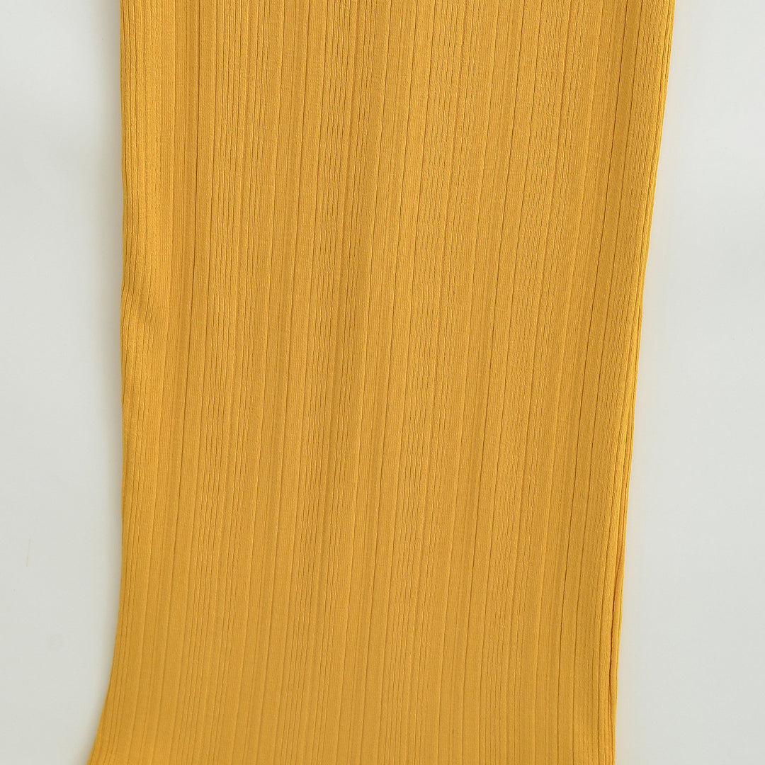 Damen Midikleid in Rippstrick, ärmelloses Slim‑Fit mit Stehkragen Shop Nory