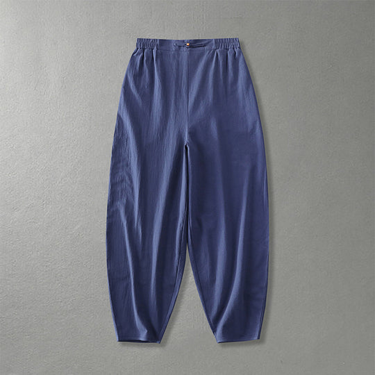 Damen Lässige, weite Haremshose mit elastischem Bund und tapered Knöchel Shop Nory