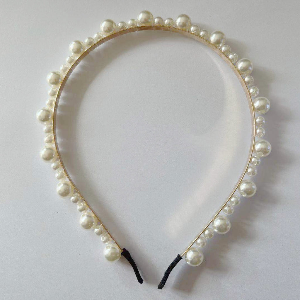 Damen Haarband mit eleganten Perlenakzenten Shop Nory