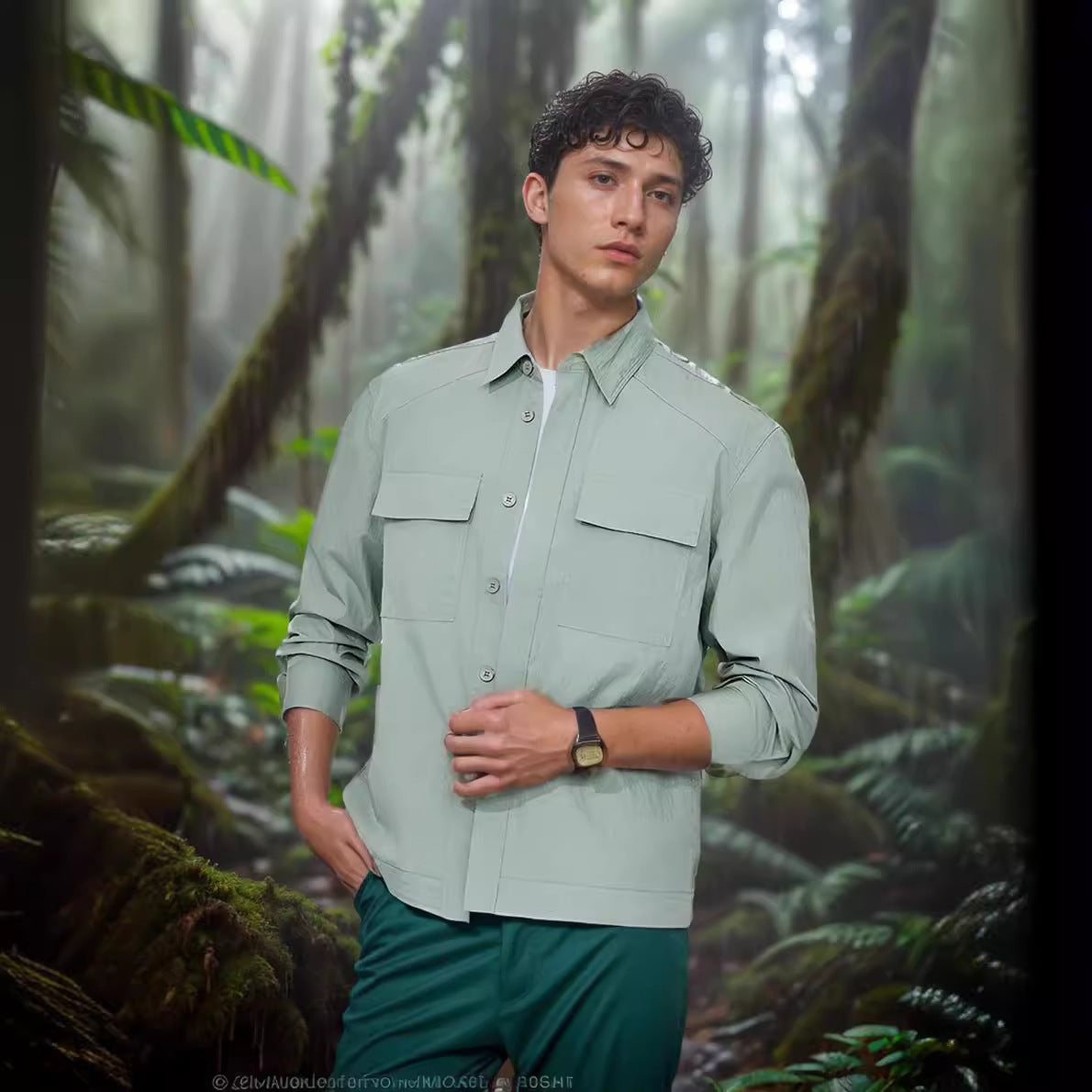 Herren lässige Sommerjacke mit Windschutz