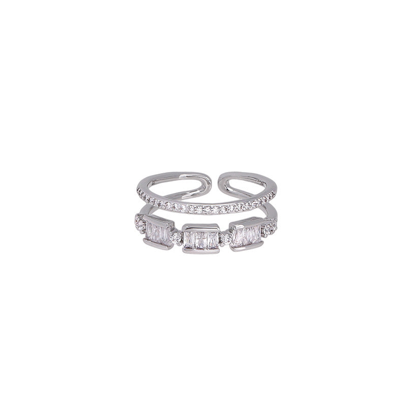 Damenring mit funkelndem Zirkonia und elegantem Design Shop Nory