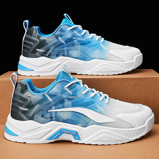 Herren Performance-Laufsneaker mit halbtransparentem Mesh-Obermaterial und sichtbarer Luftkammer Shopy Nory