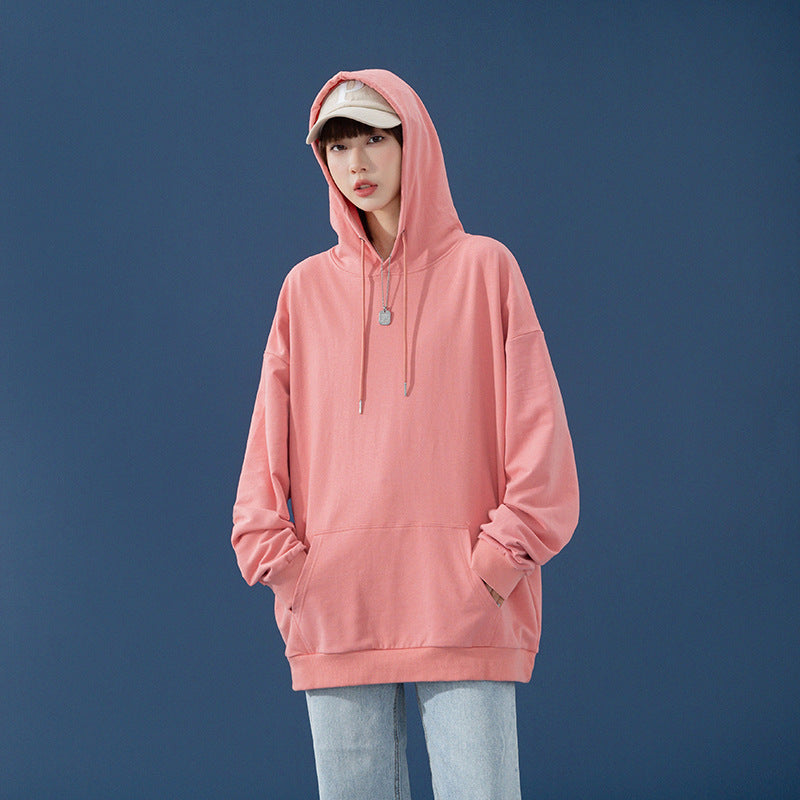 Damen Oversize-Kapuzenpullover mit Kängurutasche, tiefem Schulterfall und verstellbarer Kordel Shop Nory