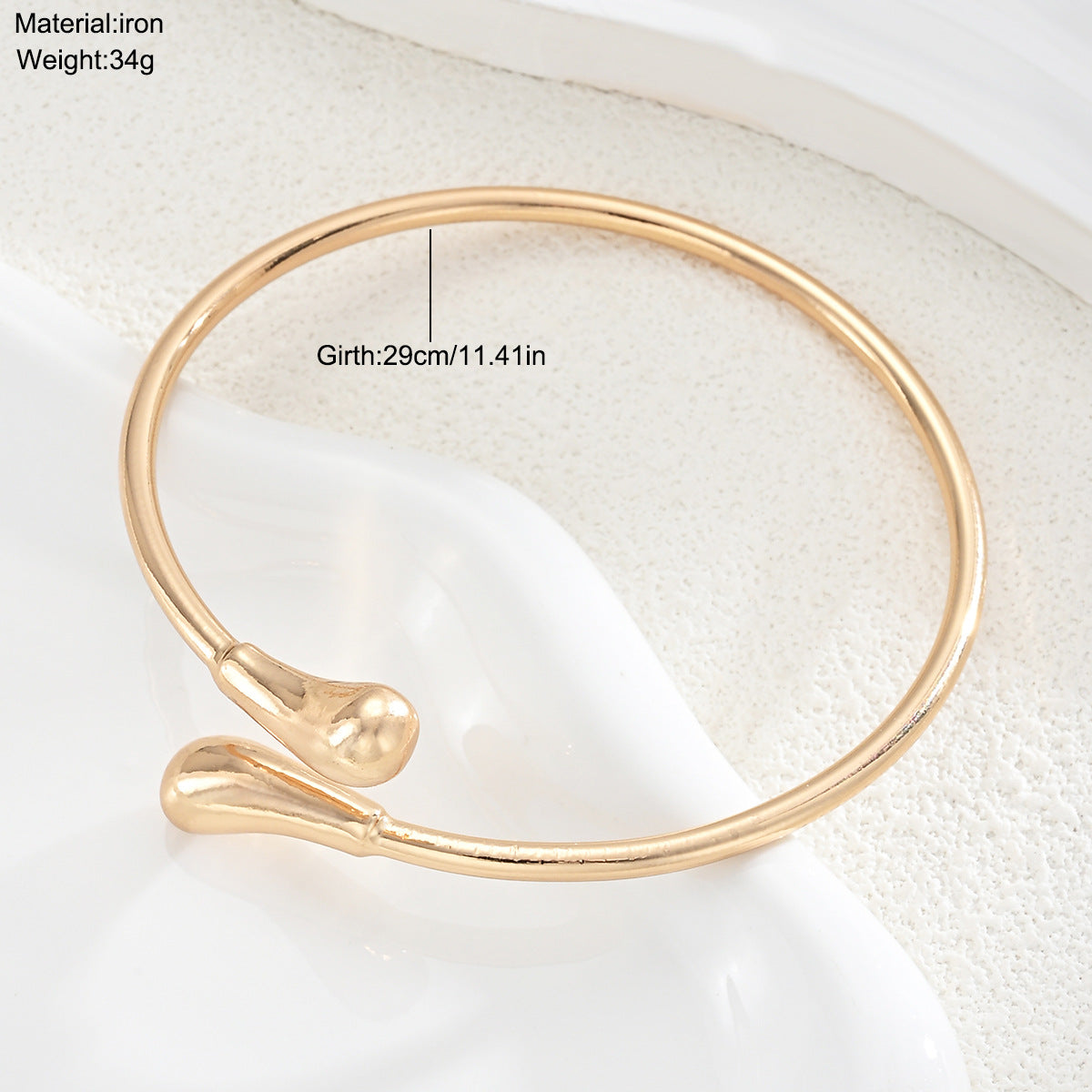 Damen-Armband mit modernem und geschwungenem Design Shop Nory