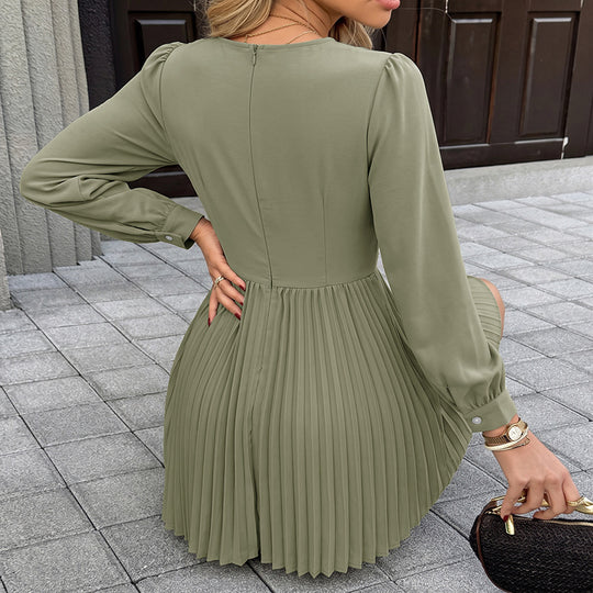 Damen Faltenrockkleid Shop Nory