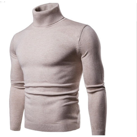 Herren Rollkragenpullover aus feiner Merinowolle