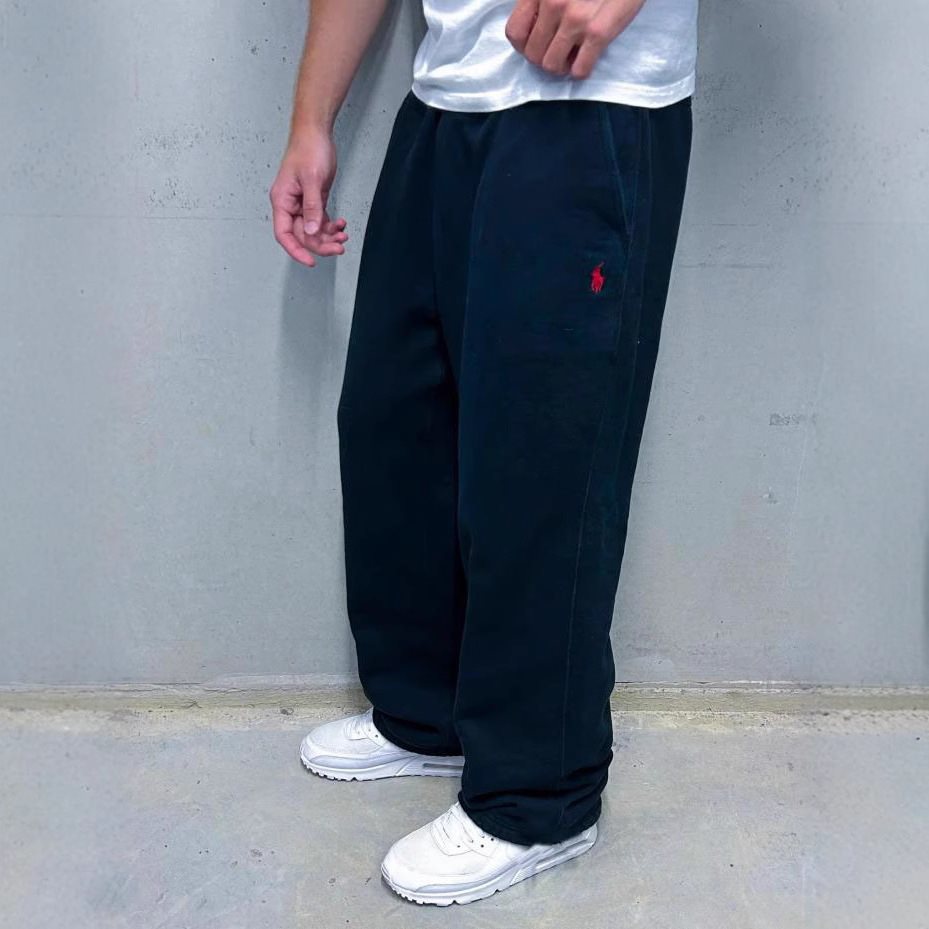 Herren Weite Baggy-Sweathose mit elastischem Bund und Sticklogo Shop Nory