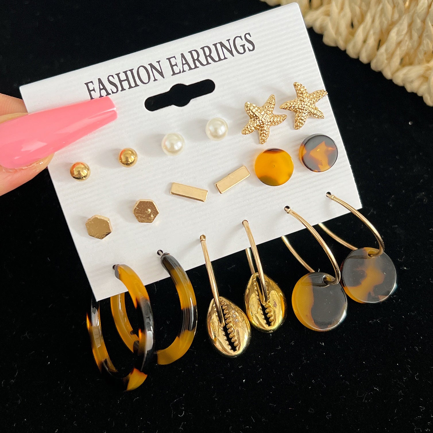 Damen Ohrstecker Set mit vielfältigen Designs und eleganten Akzenten Shop Nory