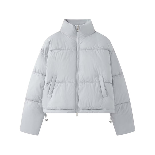 Damen Kurzjacke im Oversized-Boxy-Pufferstil mit hohem Stehkragen Shop Nory