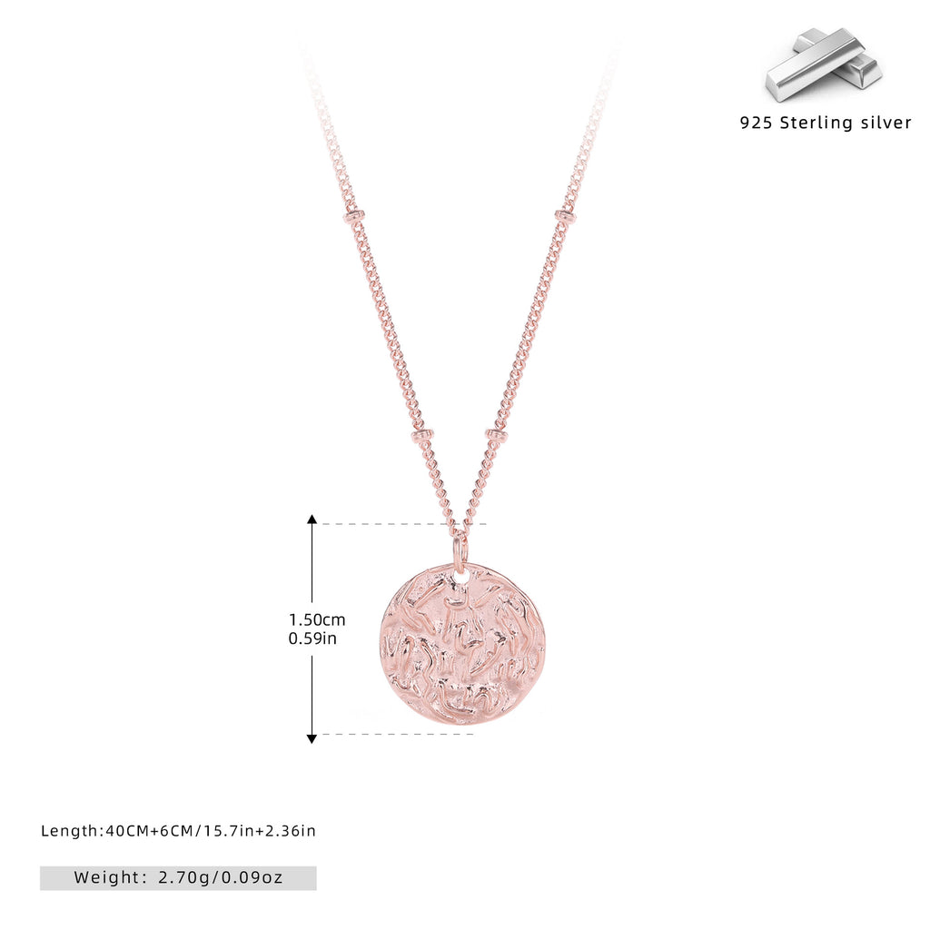 Damen Halskette mit graviertem Medaillonanhänger Shop Nory