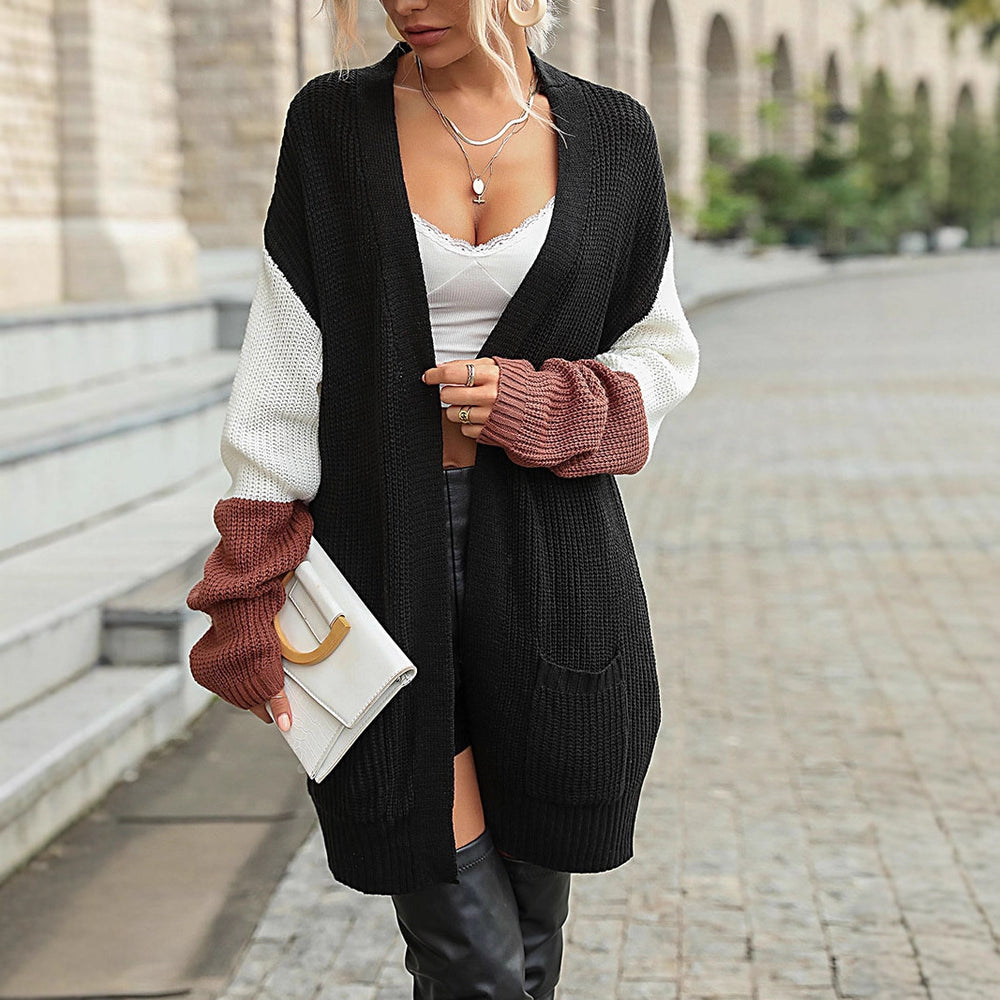 Damen Eleganter Strick-Cardigan mit lockeren Ärmeln Shop Nory
