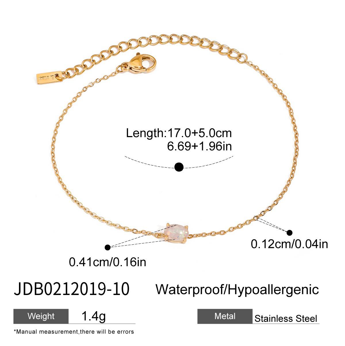 Damen feines Armreif-Armband mit rotem Stein Shop Nory