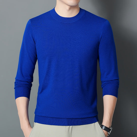 Herren Feiner Rundhalspullover aus Feinstrick mit schmaler Silhouette Shop Nory