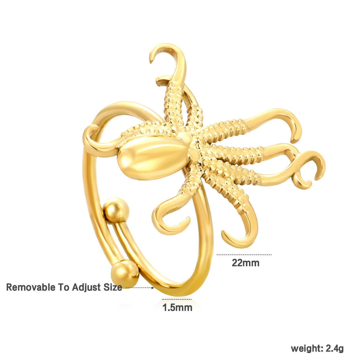 Damen offener Ring mit kunstvollem Sternenmuster und verstellbarem Design Shop Nory