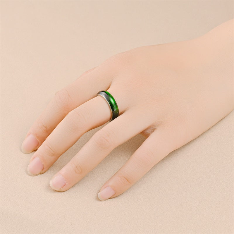 Herren Ring mit edler, schwarzer Keramikeinlage Shop Nory