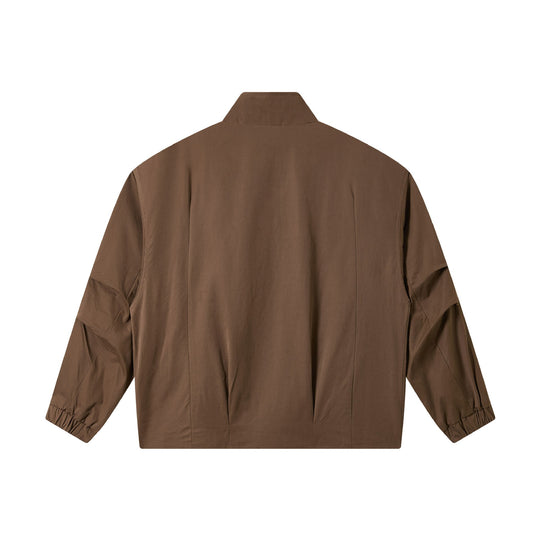 Herren Kurz geschnittener Utility-Blouson mit hohem Funnelkragen und Pattentaschen Shop Nory