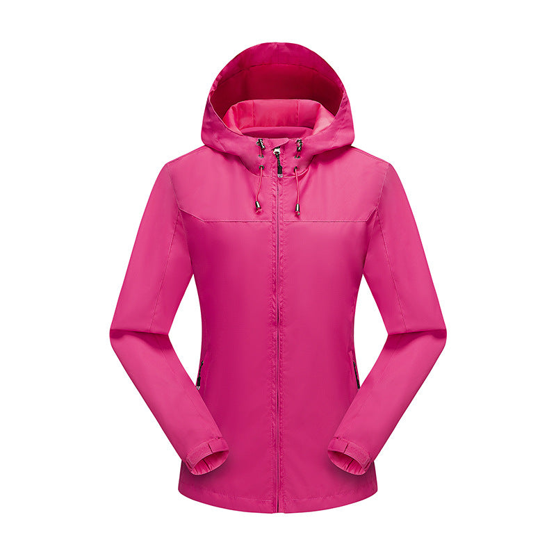 Herren Ultraleichte packbare Regenjacke mit Kapuze und verdecktem Reißverschluss Shop Nory