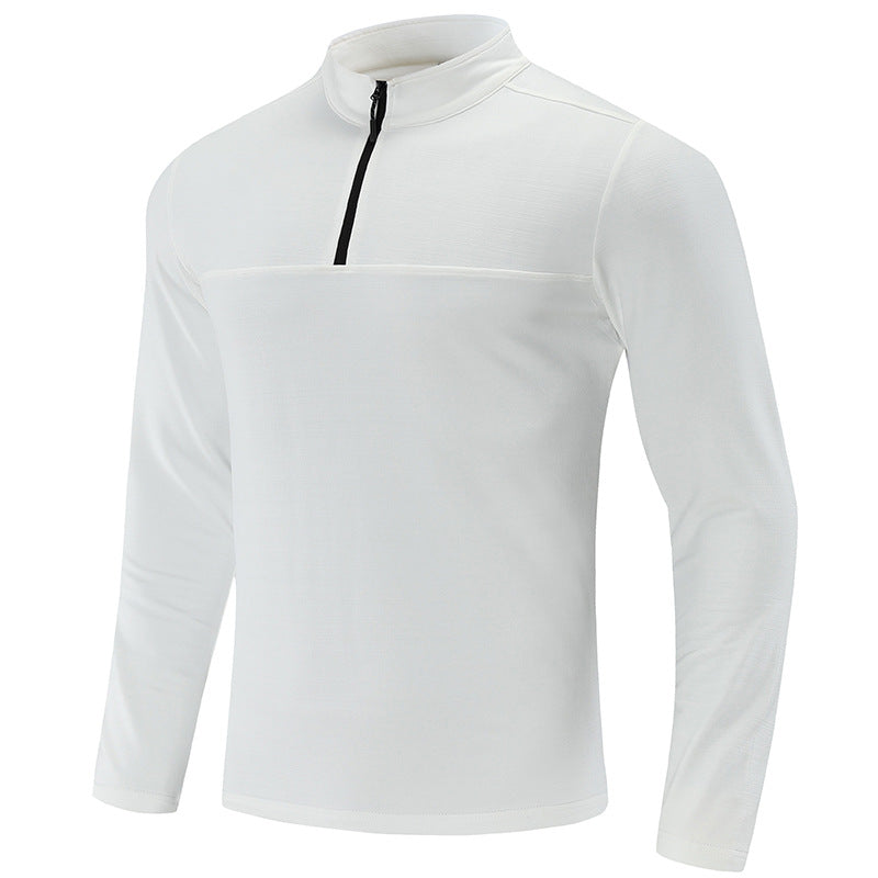 Herren Funktions-Halbzip-Langarmshirt mit Stehkragen und atmungsaktivem Stretchmaterial Shop Nory