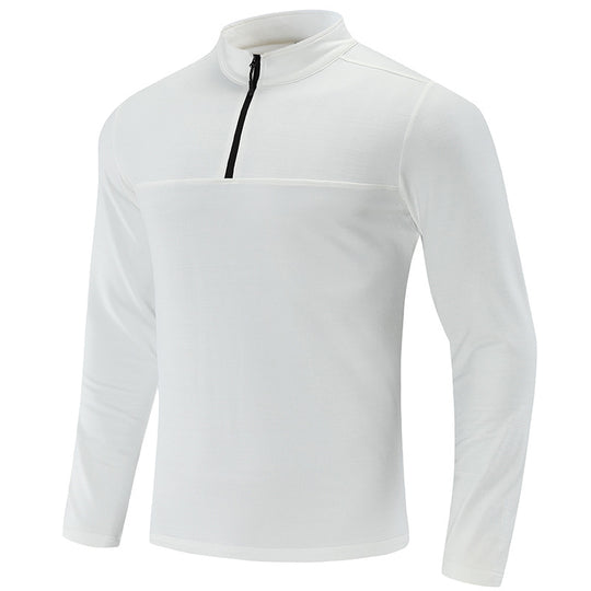 Herren Funktions-Halbzip-Langarmshirt mit Stehkragen und atmungsaktivem Stretchmaterial Shop Nory