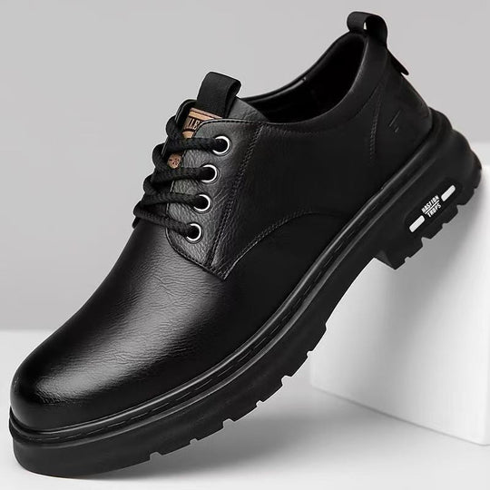 Damen elegante Schnürschuhe mit robustem Sohlenprofil Shopnory