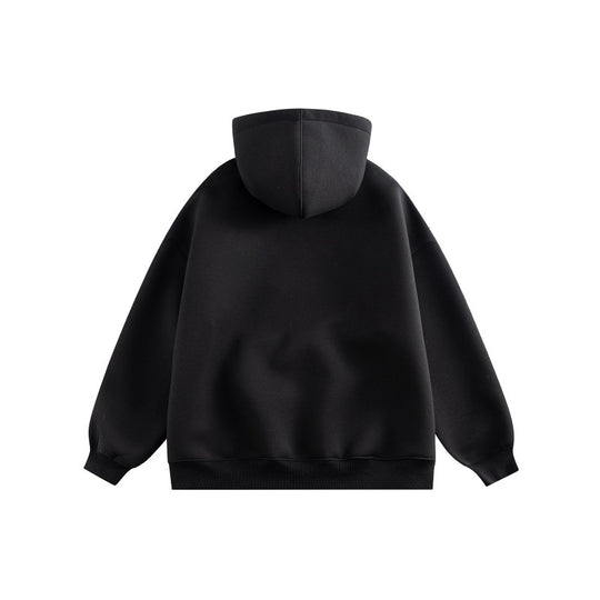Unisex Oversize-Kapuzenpullover aus French-Terry mit Kängurutasche und abnehmbaren Plüschanhänger Shop Nory