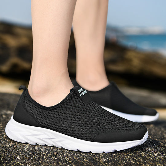 Unisex Atmungsaktive Schlupfsneaker aus Mesh mit rutschfester Leichtsohle Shopy Nory