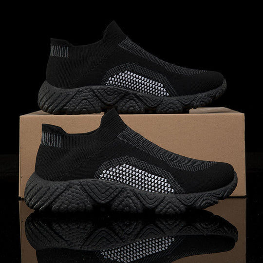 Damen Atmungsaktive Strick-Sneaker mit rutschfester Sohle