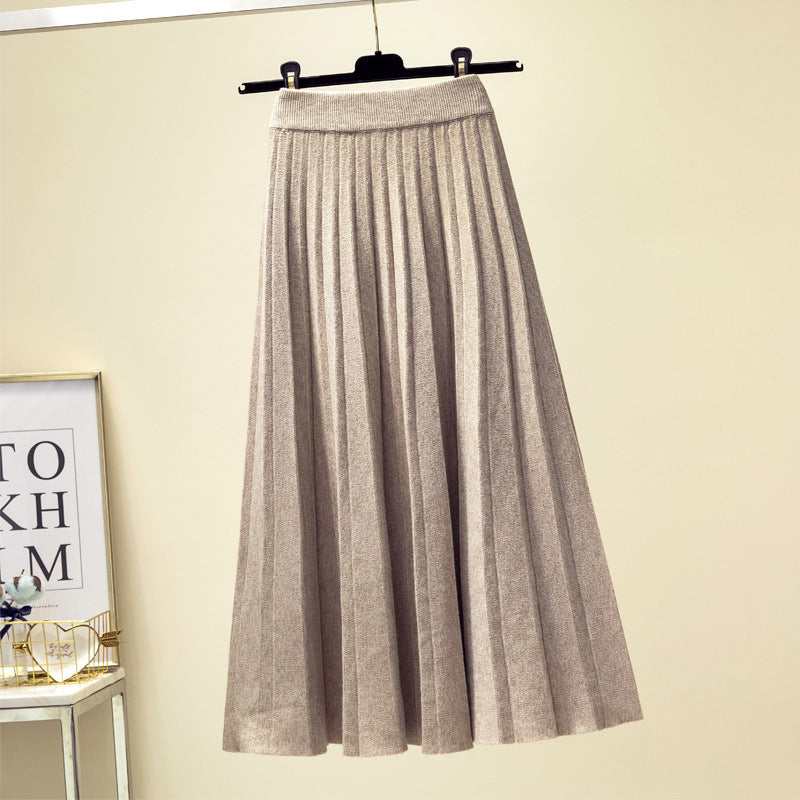 Damen Plissee Midirock Shop Nory