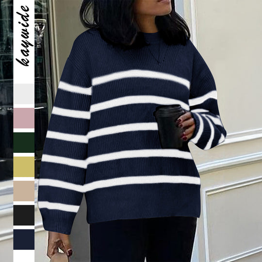 Damen nan oversized Mohair-Strickpullover mit weitem Carmen-Boat-Ausschnitt und flauschiger Struktur Shop Nory