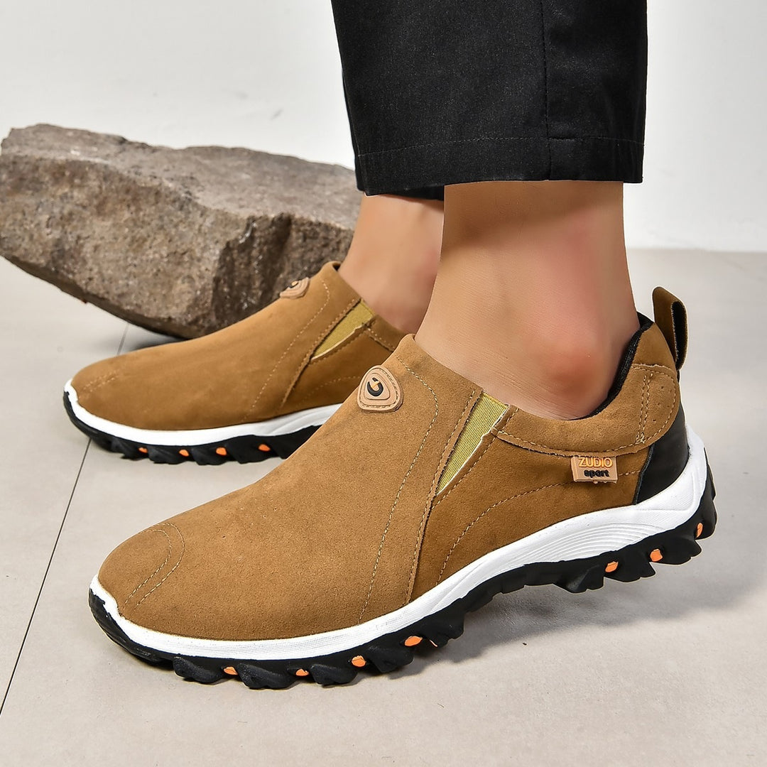 Herren Slipper-Sneaker im Wildleder-Look mit profilierter Outdoor-Laufsohle Shop Nory