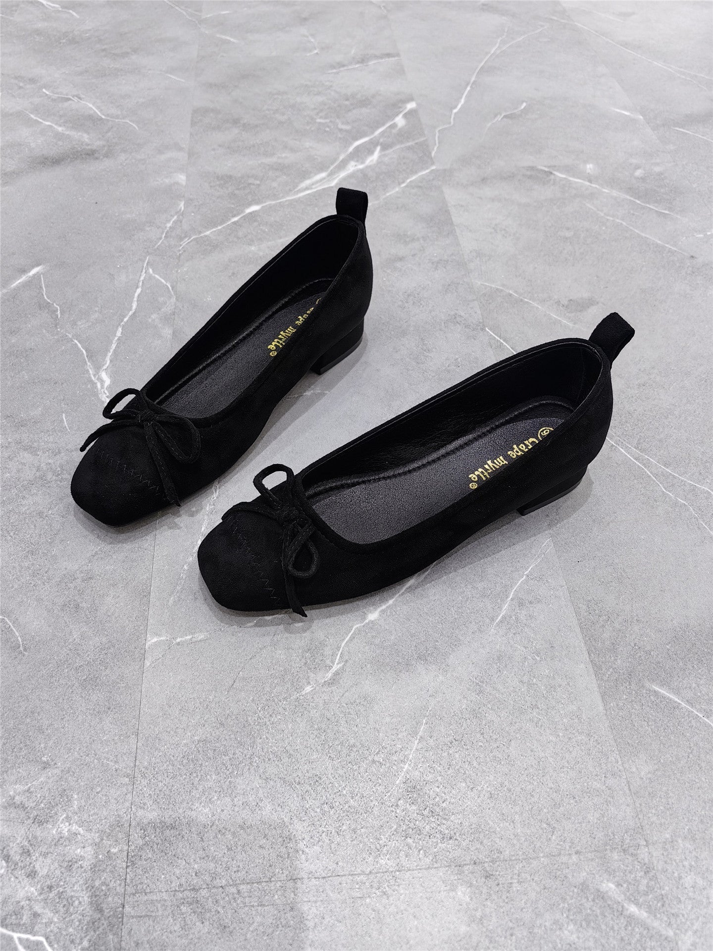 Damen Ballerinas mit dekorativem Schleifen-Detail