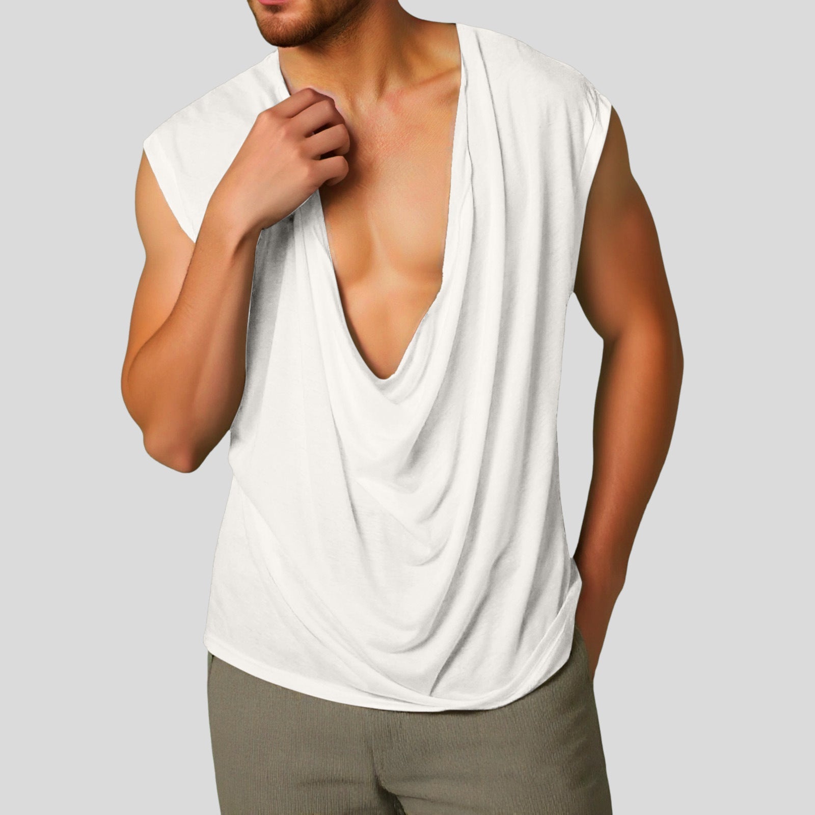 Damen Elegantes V-Ausschnitt Blusenshirt mit lässigem Schnitt