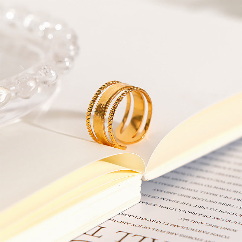 Damen Ring im eleganten Krokodil-Design Shop Nory