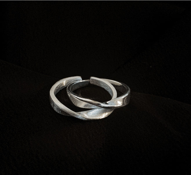 Damen Offener Edelstahlring im modernen Design Shop Nory