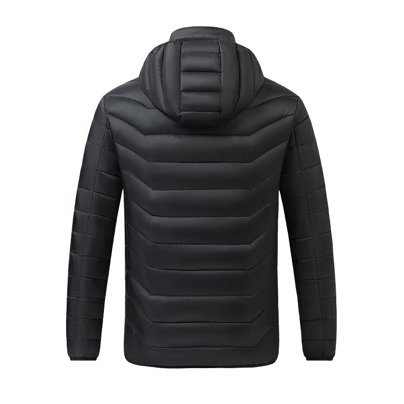 Herren Beheizte Steppjacke mit Mehrzonen-Heizsystem und Kapuze Shop Nory