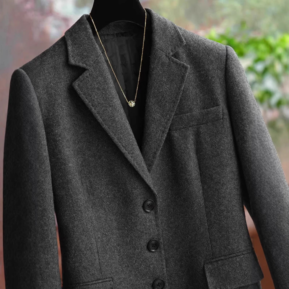 Damen Eleganter und stilvoller Wollblazer Shop Nory