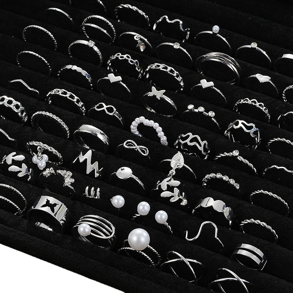 Damen einzigartiges Ring-Set mit vielseitigen Designs und handgefertigten Details Shop Nory