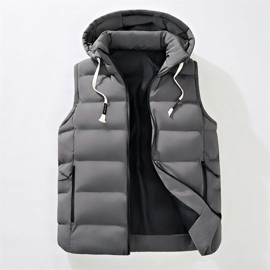 Herren Steppweste mit Kapuze, windabweisender Mikrofaserschale und leichter Thermoisolierung Shop Nory