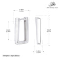 Damen Ohrstecker mit minimalistischer rechteckiger Form aus 925 Sterling Silber Shop Nory