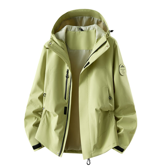 Herren wasserdichte Outdoorjacke mit abnehmbarer Fleece-Innenjacke Shop Nory