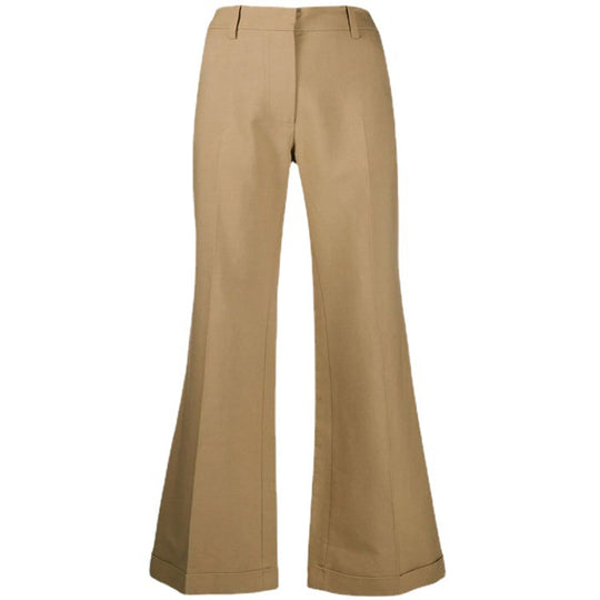 Damen Hochtaillierte Weite Tailoring‑Hose mit Bügelfalte und Aufschlag Shop Nory