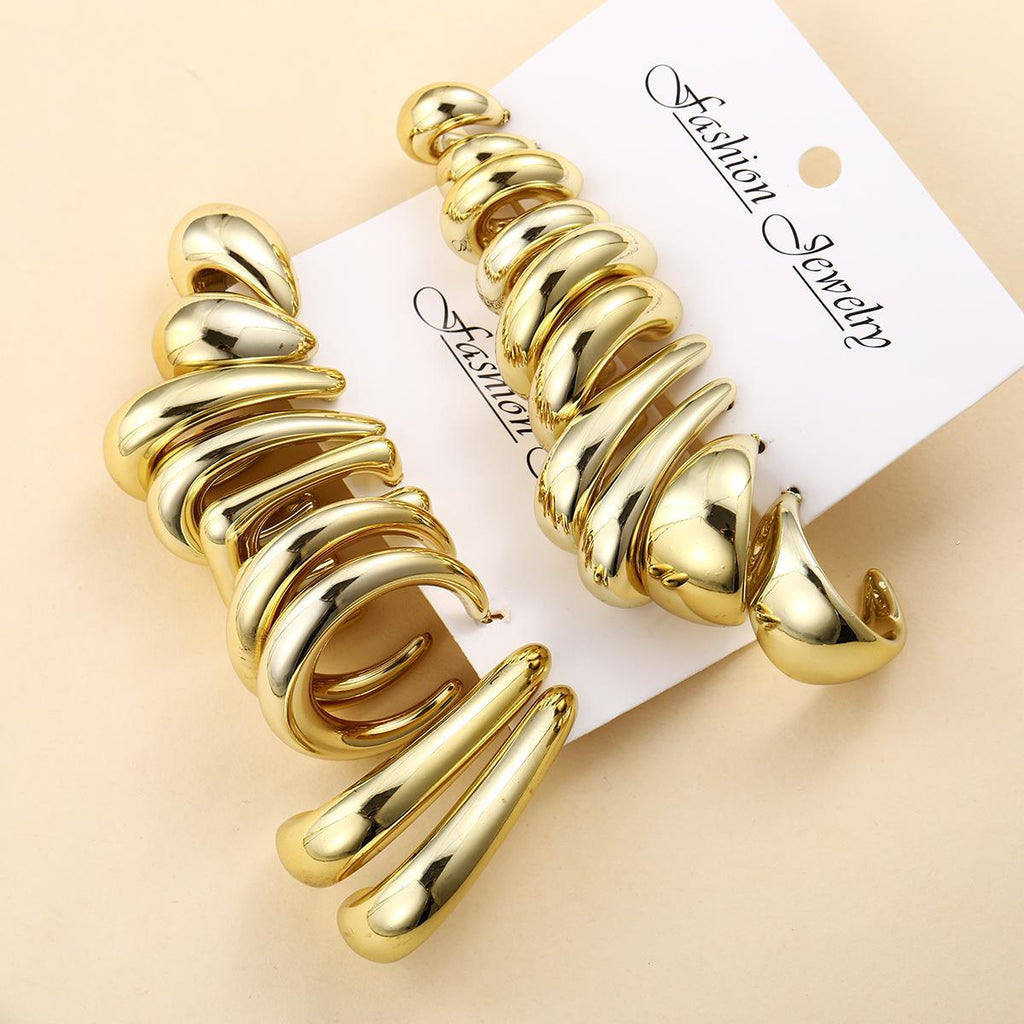 Damen Haargummi-Set mit eleganten goldenen Akzenten Shop Nory