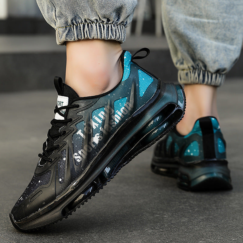 Herren Innovativer Laufsneaker mit sichtbarer Luftkissen-Zwischensohle und semi-transparenter TPU-Ummantelung Shopy Nory