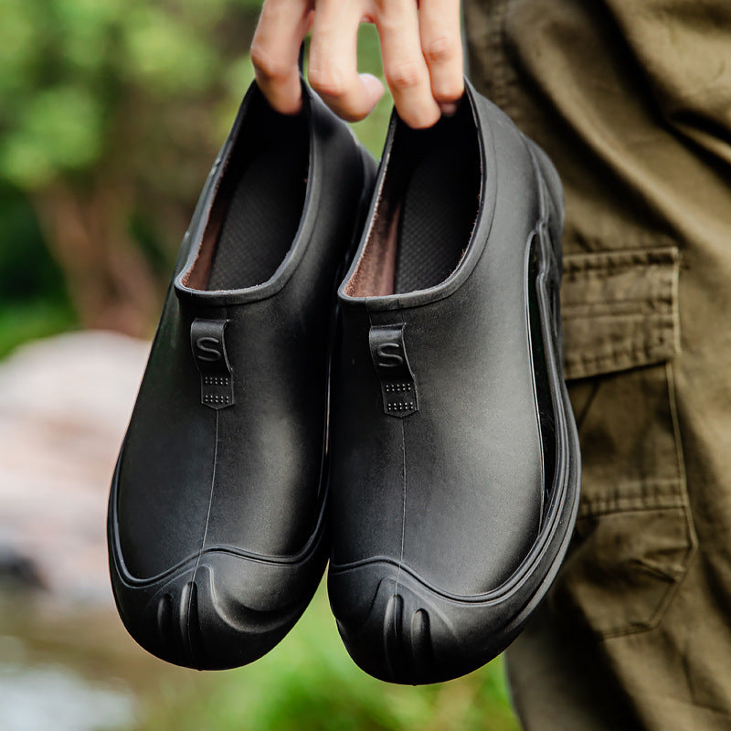 Herren Robuste wasserdichte Outdoor‑Clogs aus Vollgummi mit griffiger Profilsohle Shop Nory