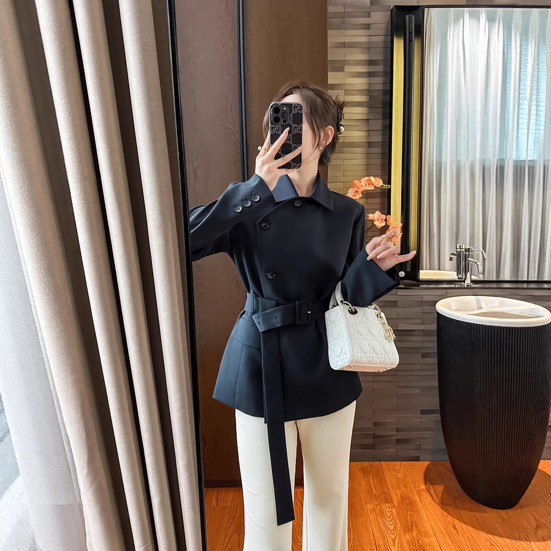 Damen Modischer Blazer mit Gürtel Shop Nory