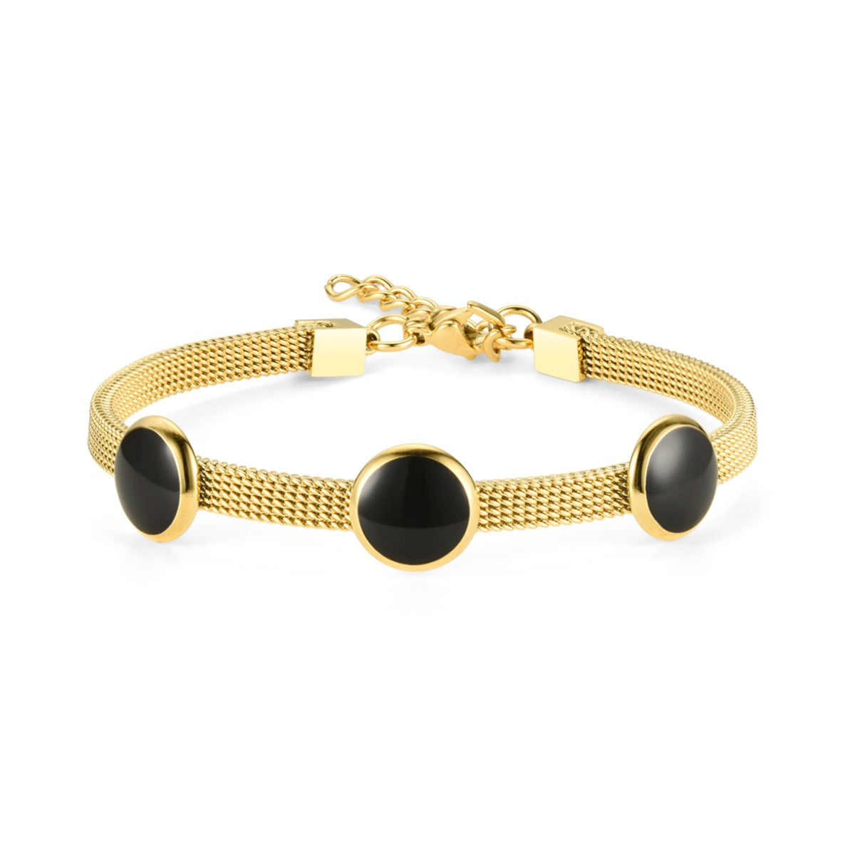 Damen eleganter Mesh-Armband mit innovativen Einsätzen Shop Nory