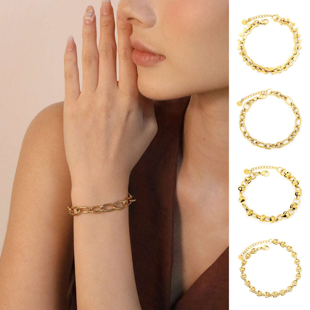 Damen modisches Armband mit eleganten Glieder-Design Shop Nory